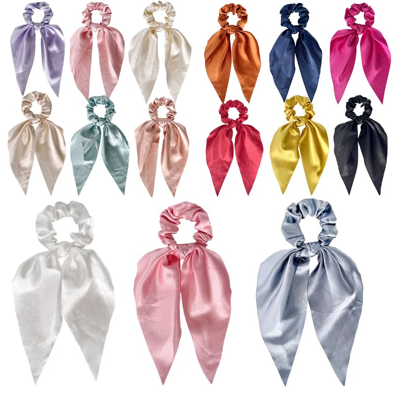 Satin Bow Tie - 1 Pezzo Elastico per Capelli in