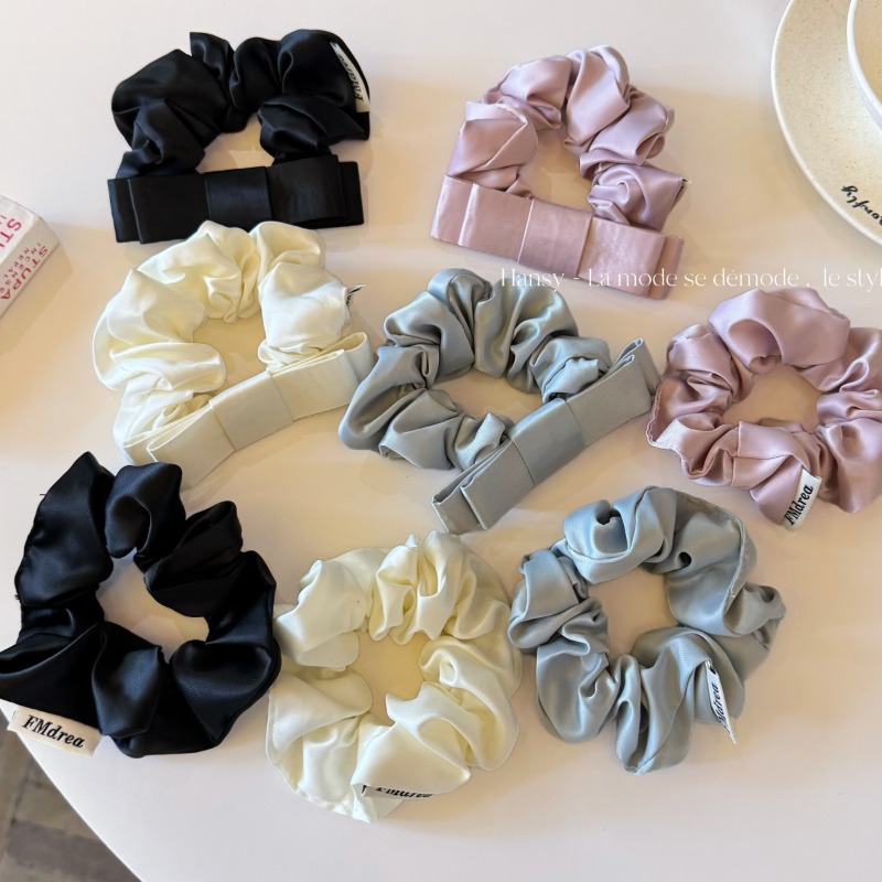 Satin Bow Tie - Elastici per Capelli di Alta Qualità