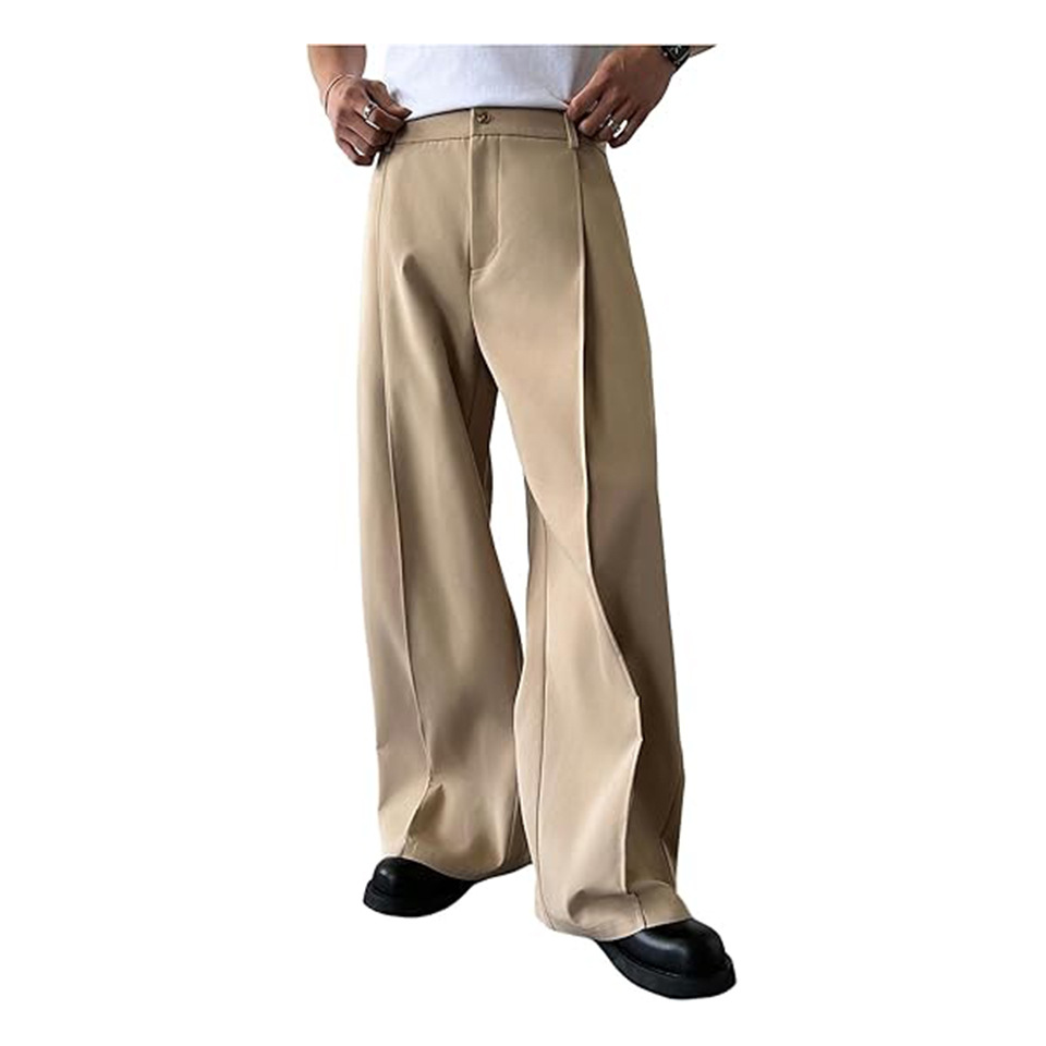 Young Men Formal Wear - Pantaloni da Uomo a Gamba Dritta