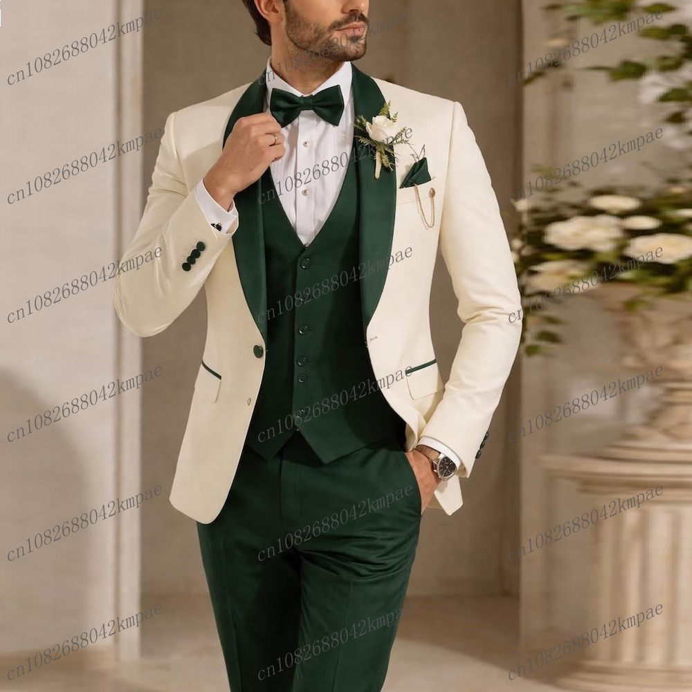 Men Formal Wear Set - Nuovo completo da uomo formale color