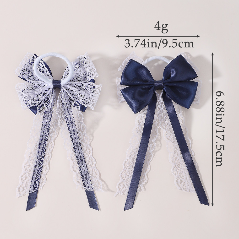 2 Pezzi Elastici per Capelli i - Satin Bow Tie recensione e prezzo