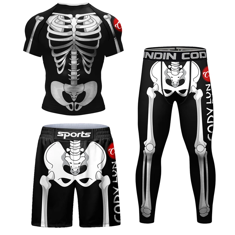 New Skull Rashguard Jiu Jitsu  - Young Men Formal Wear recensione e prezzo