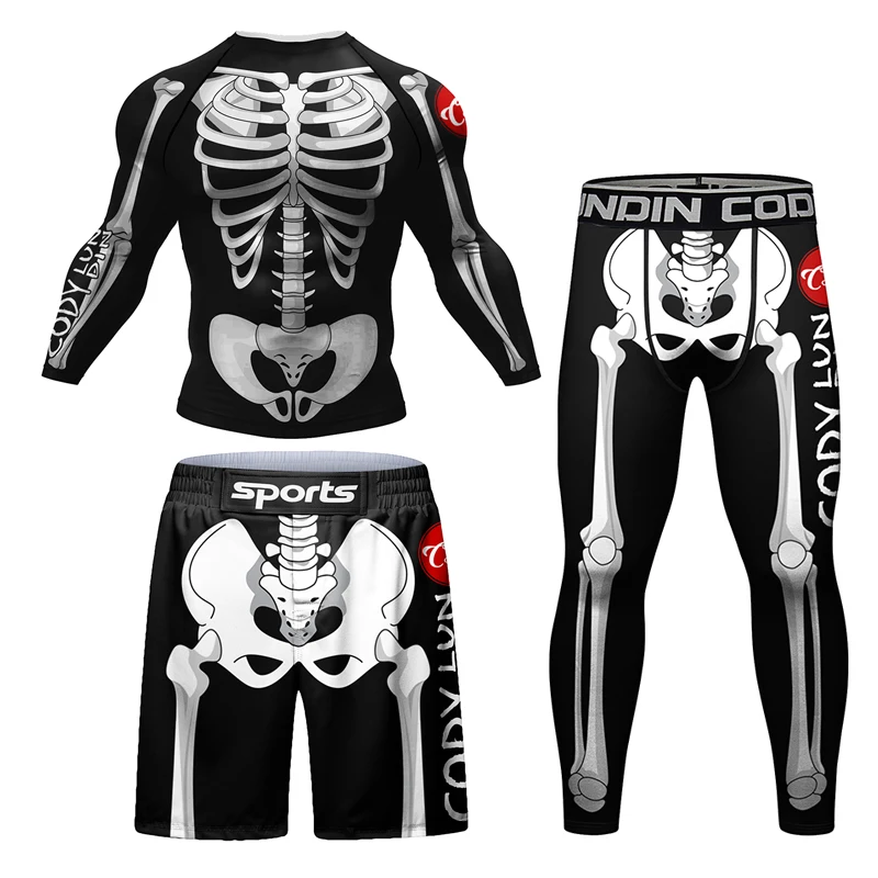 New Skull Rashguard Jiu Jitsu  - Young Men Formal Wear recensione e prezzo
