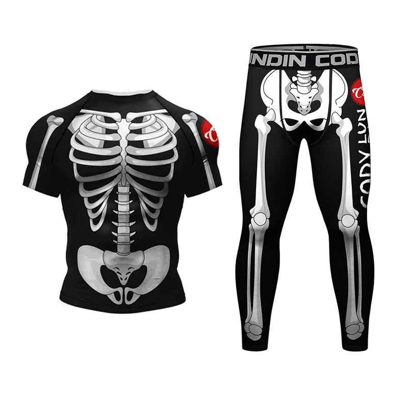 New Skull Rashguard Jiu Jitsu  - Young Men Formal Wear recensione e prezzo