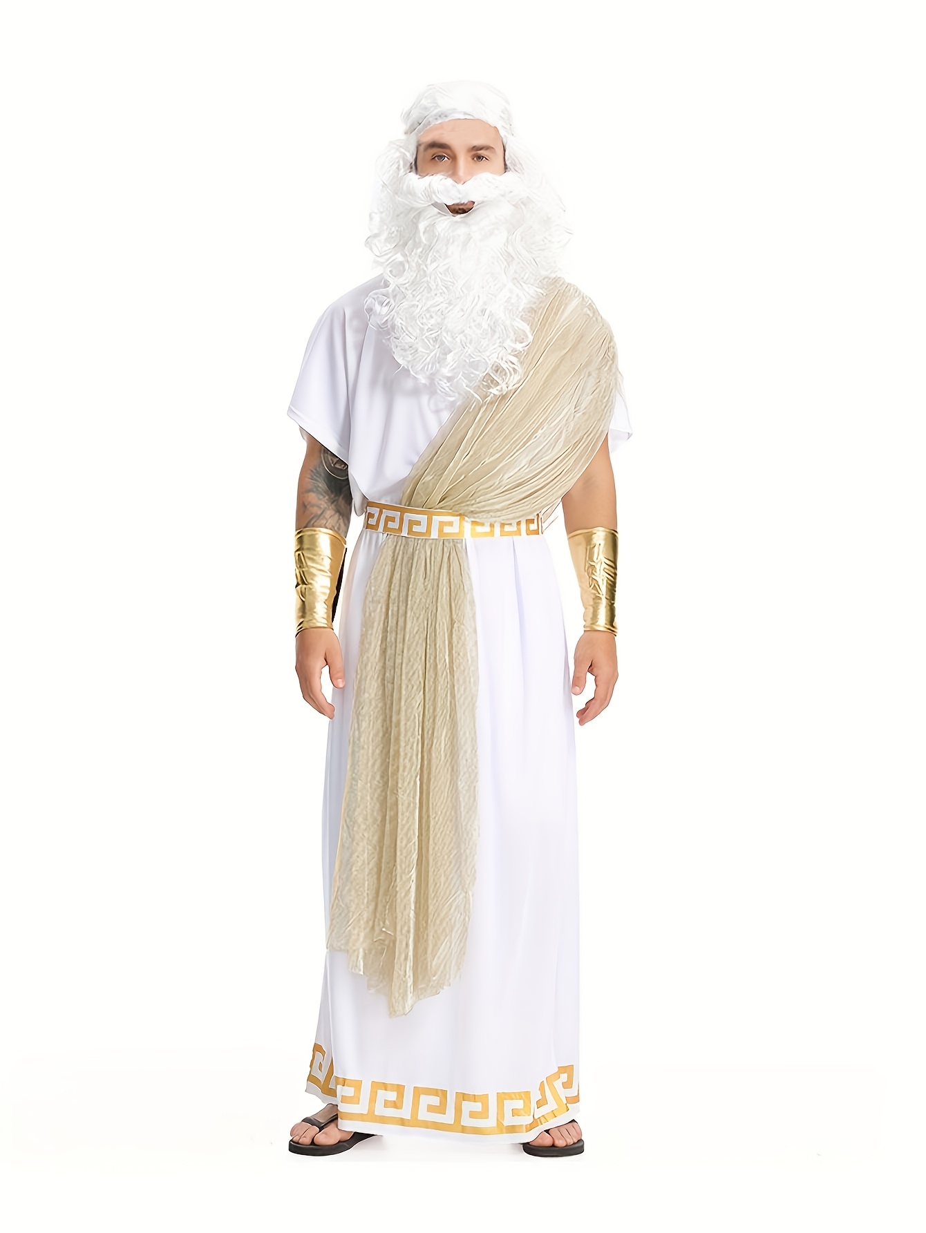 Costume da Zeus, dio greco, pe - Mens Formal recensione e prezzo