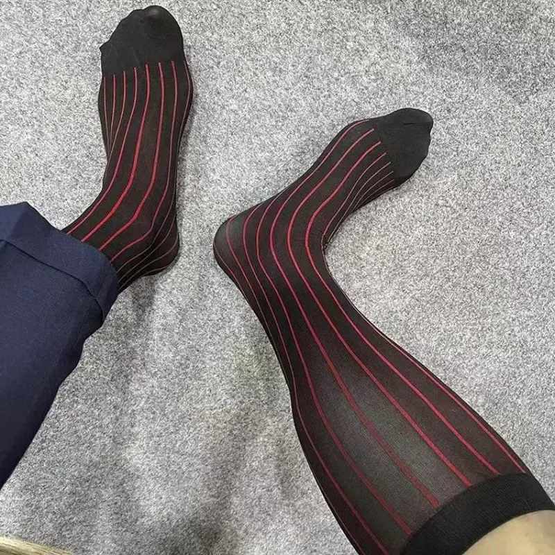 Calze a Righe per Uomo, Calze  - Men Formal Wear Set recensione e prezzo
