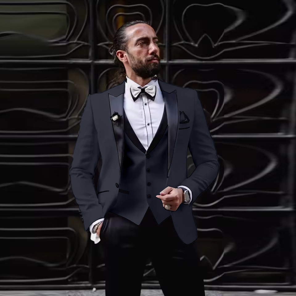 Abito da Uomo Slim Fit a 3 Pez - Men Formal Wear For Dinner recensione e prezzo