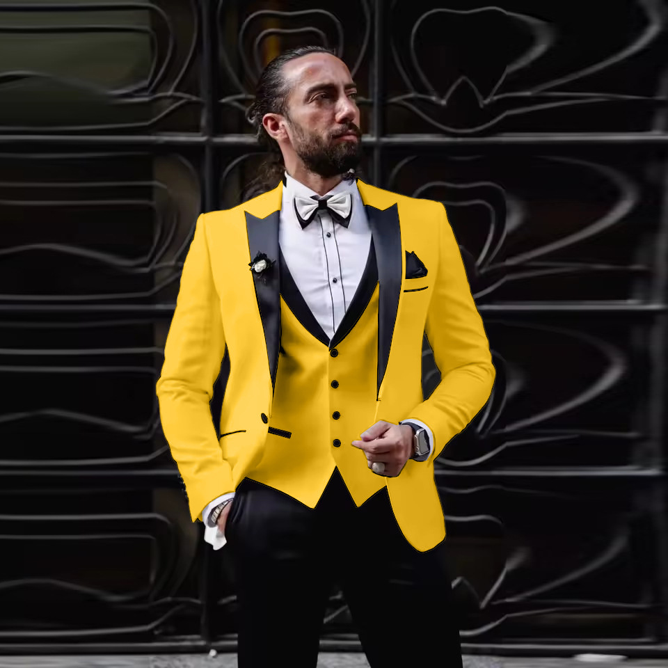 Abito da Uomo Slim Fit a 3 Pez - Men Formal Wear For Dinner recensione e prezzo