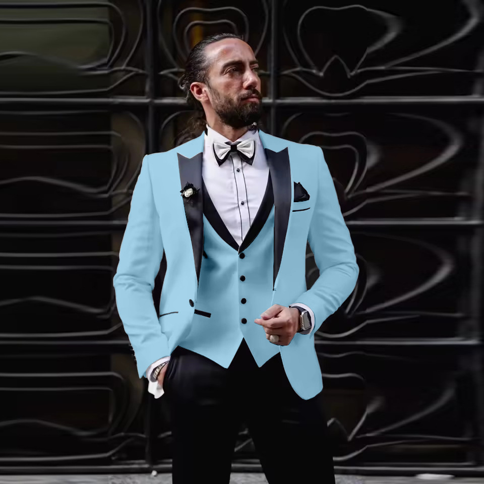 Abito da Uomo Slim Fit a 3 Pez - Men Formal Wear For Dinner recensione e prezzo