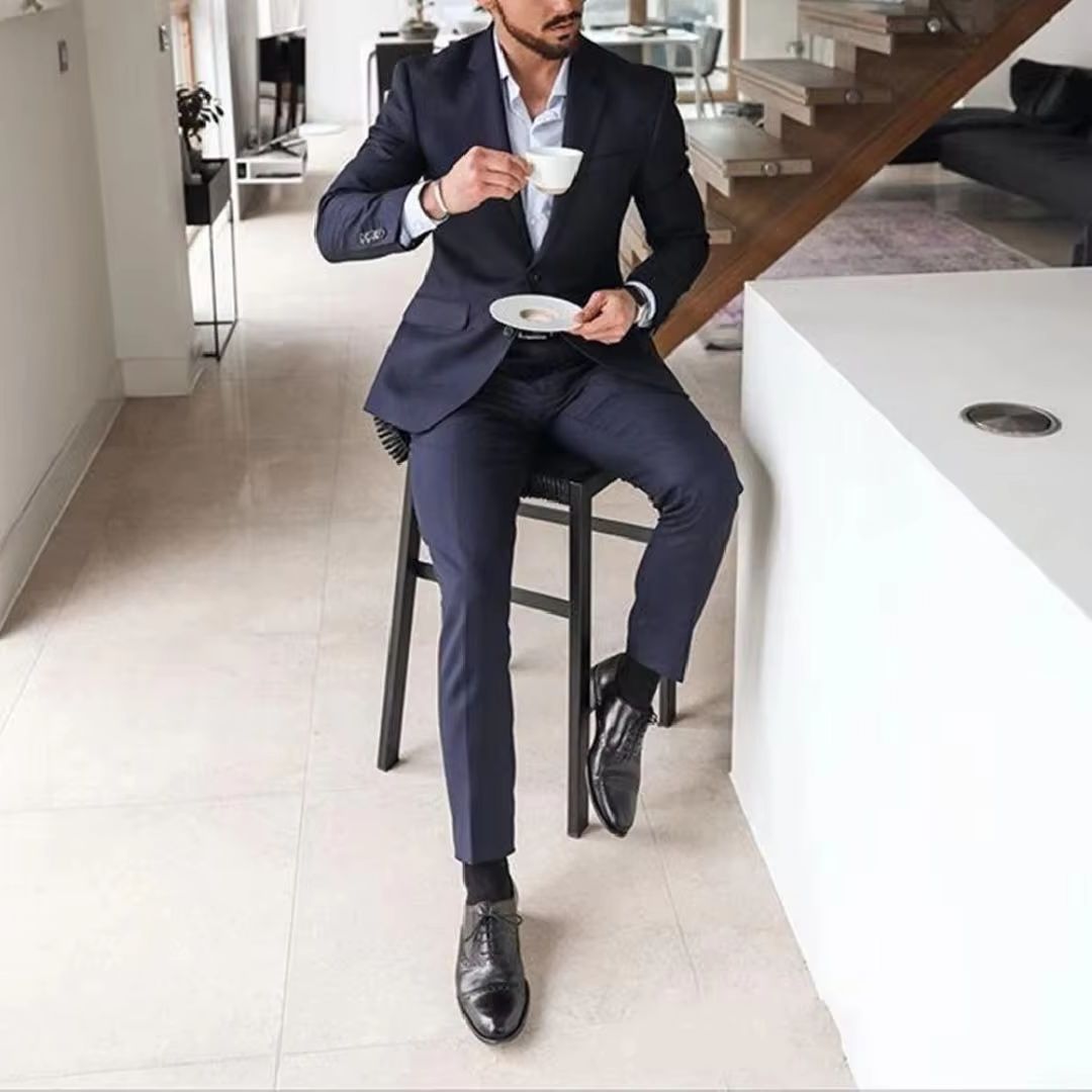 Abito da Uomo Blu Navy a 2 Pez - Men Formal Wear For Dinner recensione e prezzo