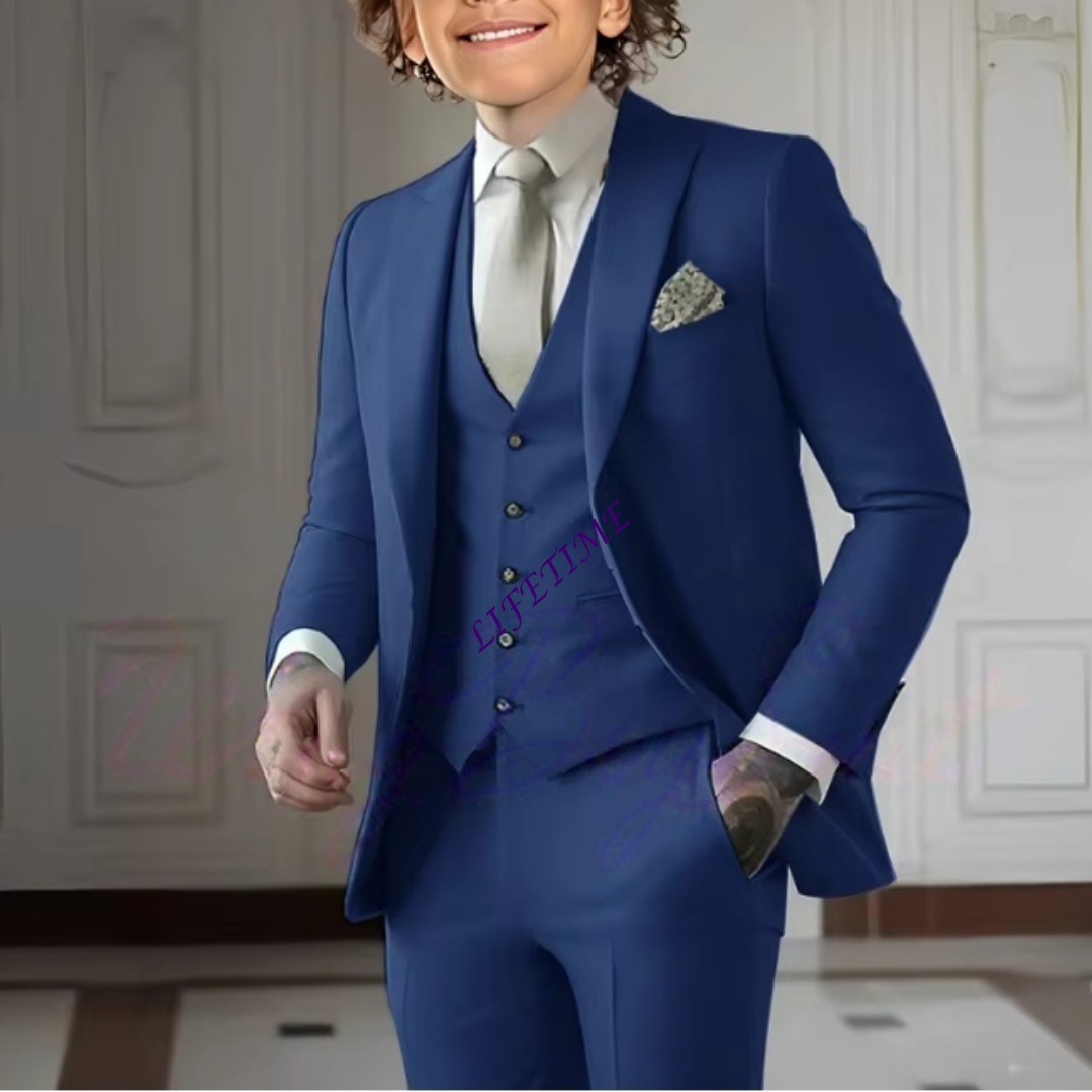 Abito a Tre Pezzi Verde Chiaro - Formal Wear For Men Kids recensione e prezzo